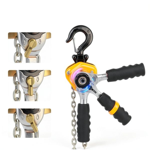 Chain Hoist VIVOHOME 1-4 Ton 10ft Yellow Lever Hand Chain Hoist-2