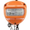 Chain Hoist YIYIBYUS 1/4 Ton Mini 550lb Capacity G80 with Hooks-2