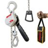 1/2 Ton Chain Hoist YATOINTO Lever Hoist Aluminum 5ft Lift Silver-0