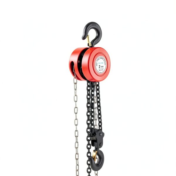 Hand Chain Hoist 2 Ton Red YULIZHE Manual Steel Chain Block Hoist-5