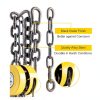 Hand Chain Hoist VEVOR 2200lb 1 Ton Manual with 15ft Lift Yellow-3