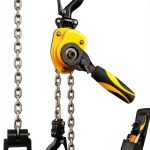 Chain Hoist Treedeng 1/4 Ton 550lb 5ft Mini Puller Yellow-0
