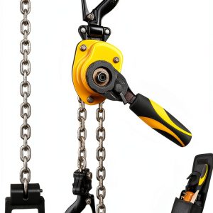 Chain Hoist Treedeng 1/4 Ton 550lb 5ft Mini Puller Yellow-0