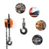 Chain Hoist YIYIBYUS 1/4 Ton Mini 550lb Capacity G80 with Hooks-7