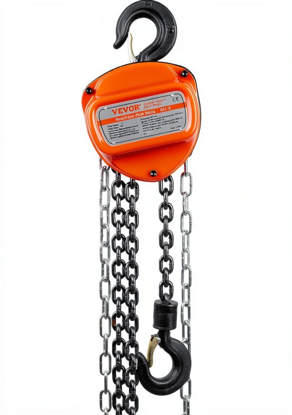 Hand Chain Hoist VEVOR 1 Ton 10FT G80 Steel Double‑Pawl Brake-10