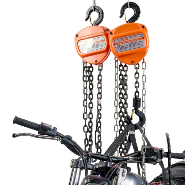 Hand Chain Hoist VEVOR 1 Ton 10FT G80 Steel Double‑Pawl Brake-1