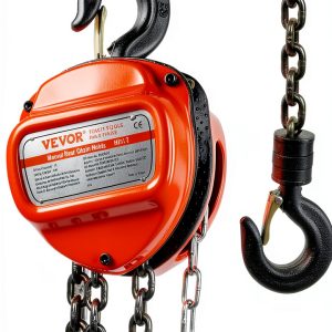 Hand Chain Hoist VEVOR 1 Ton 10FT G80 Steel Double‑Pawl Brake-0