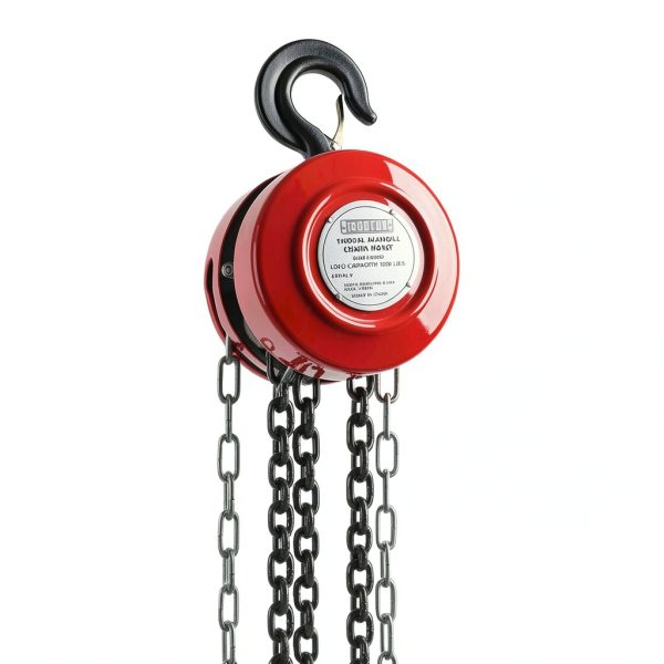 Ironton Manual Chain Hoist 1100lb Capacity 10ft Lift HSZ0.5T3M-2