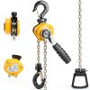 Chain Hoist VIVOHOME 1-4 Ton 10ft Yellow Lever Hand Chain Hoist-0