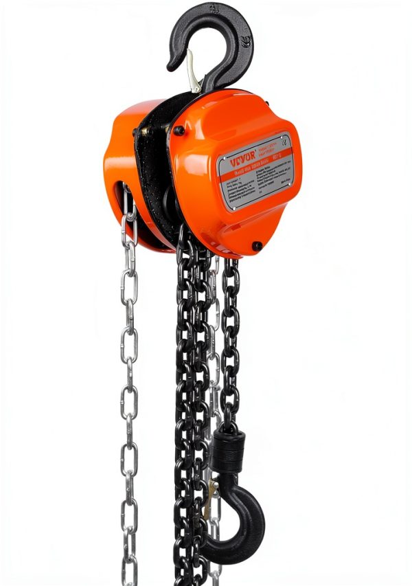 Hand Chain Hoist VEVOR 1 Ton 10FT G80 Steel Double‑Pawl Brake-9